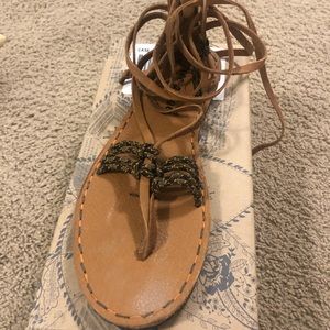 Brand new free people wrap sandals
